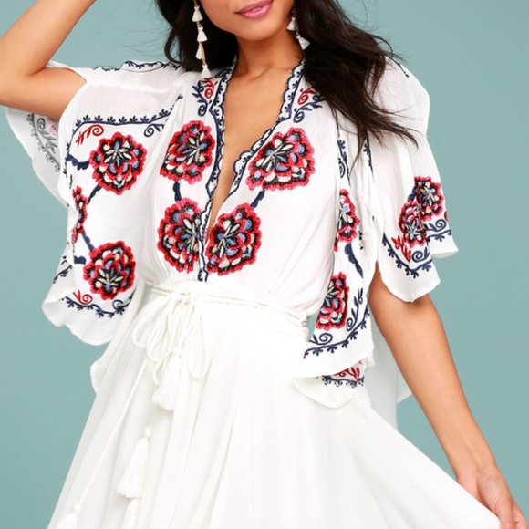 Free People Dresses & Skirts - Free People Cora Embroidered Mini Dress